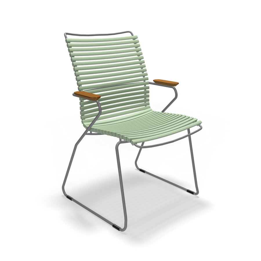 Click Dining Chair with Armrest - Tall Back