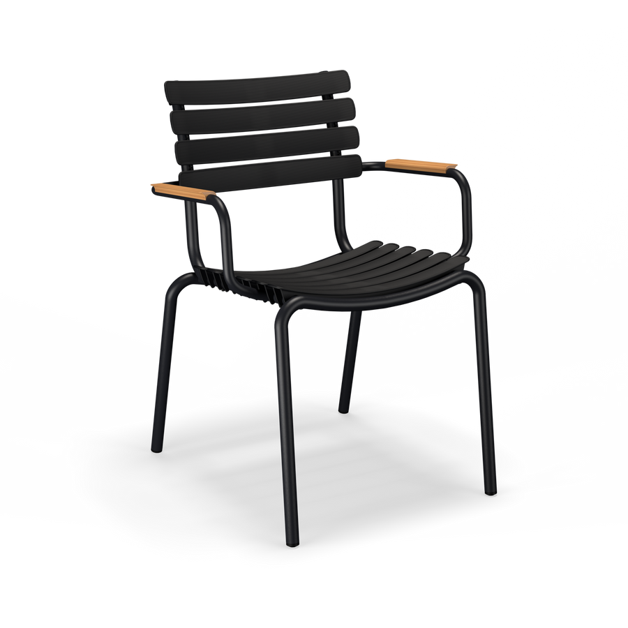 ReClips Dining Chair with Bamboo Armrest