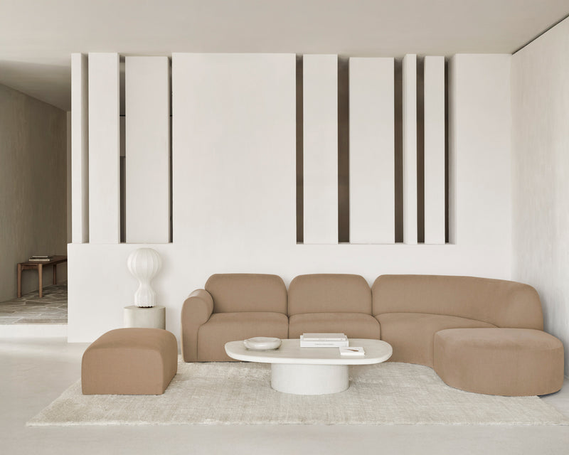 Bulky modular sofa