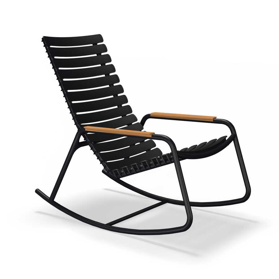 ReClips Rocking Chair with Bamboo Armrest