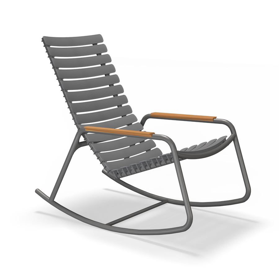 ReClips Rocking Chair with Bamboo Armrest