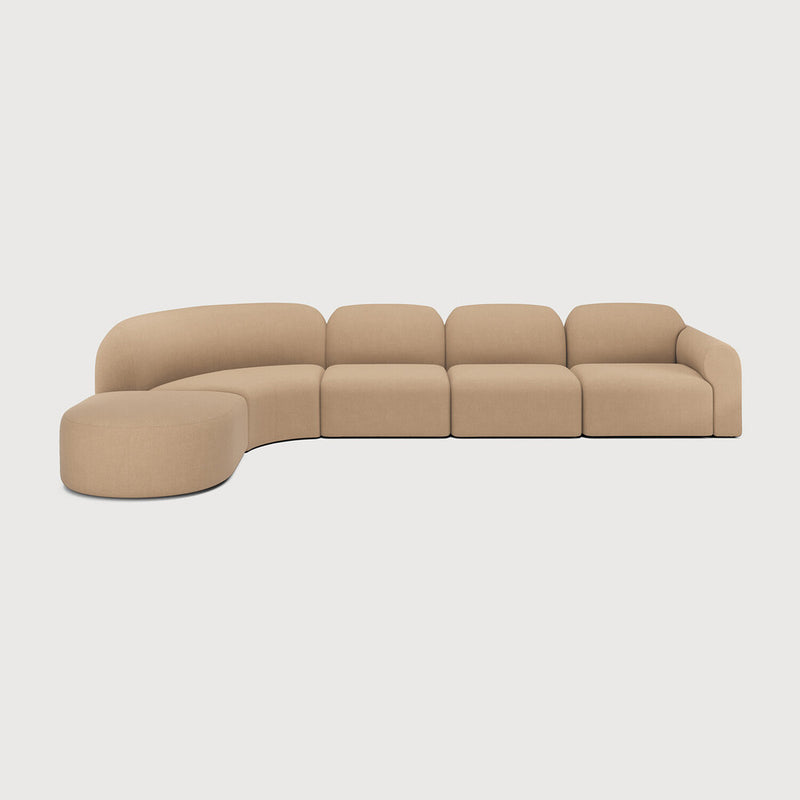 Bulky modular sofa