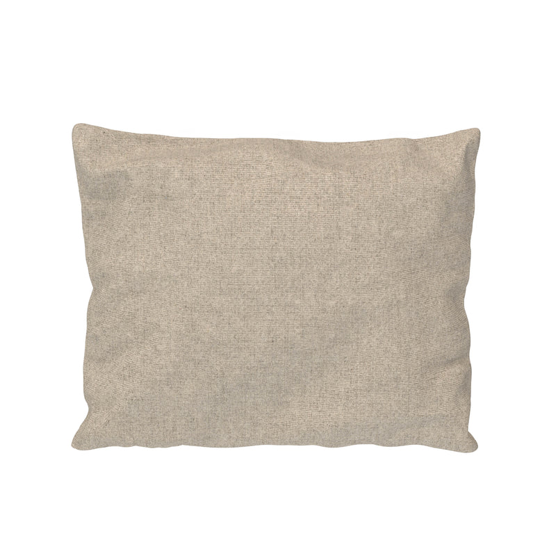 The Houe PUI Cushion, a rectangular beige scatter cushion with a slightly textured fabric surface, is showcased against a plain white background, ideal for enhancing the style of your outdoor lounge.