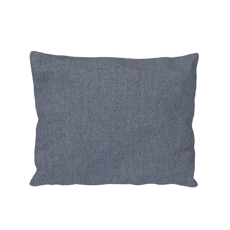 The Houe PUI Cushion is a rectangular, plush scatter pillow with textured speckled gray fabric, adding comfort and style to any couch or outdoor lounge.