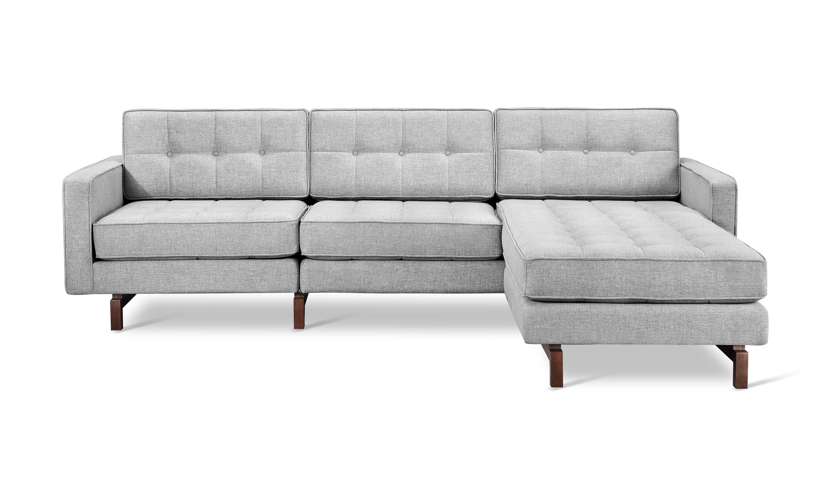 Jane 2 Bi-Sectional Walnut Finish