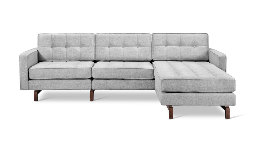 Jane 2 Bi-Sectional Walnut Finish