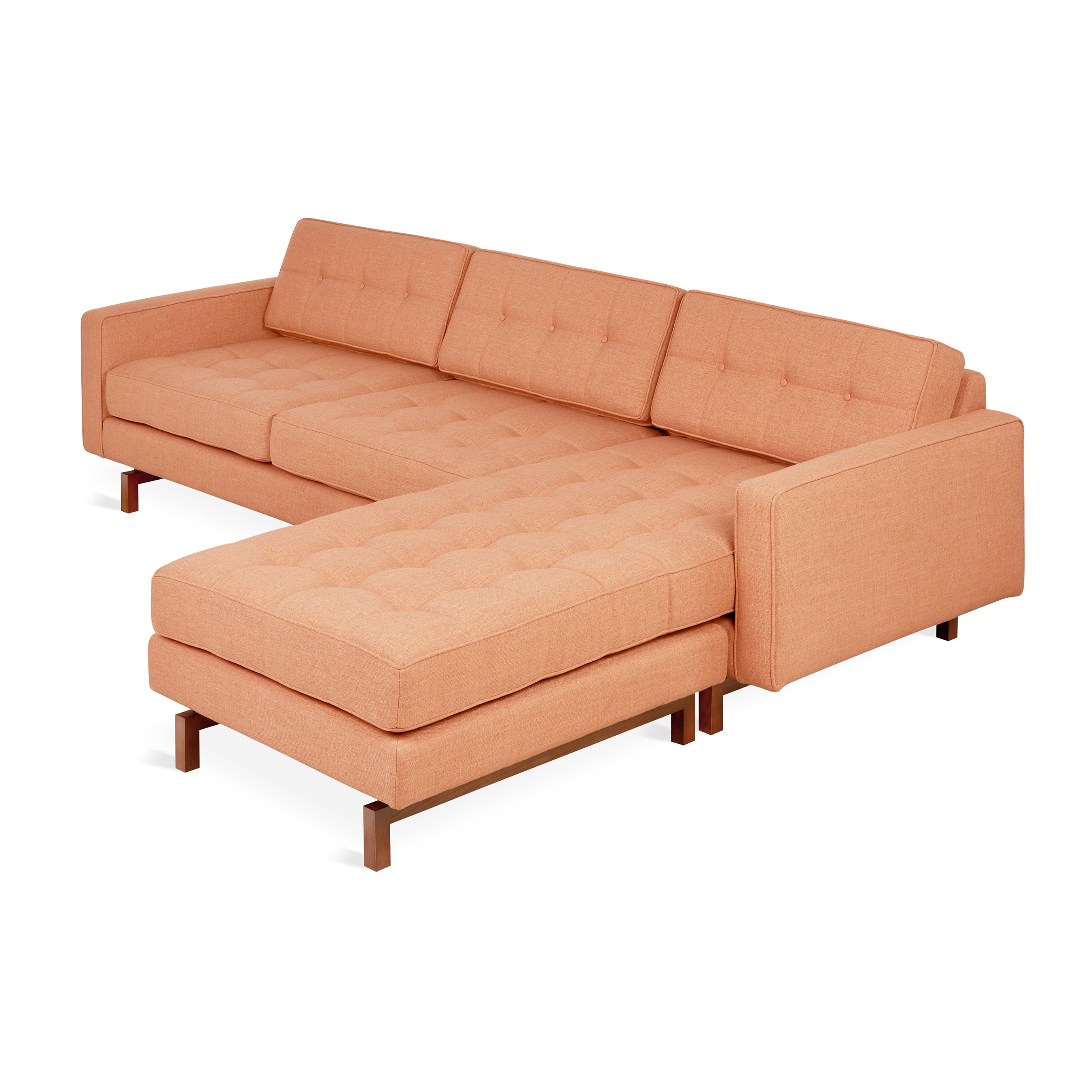 Jane 2 Bi-Sectional Walnut Finish