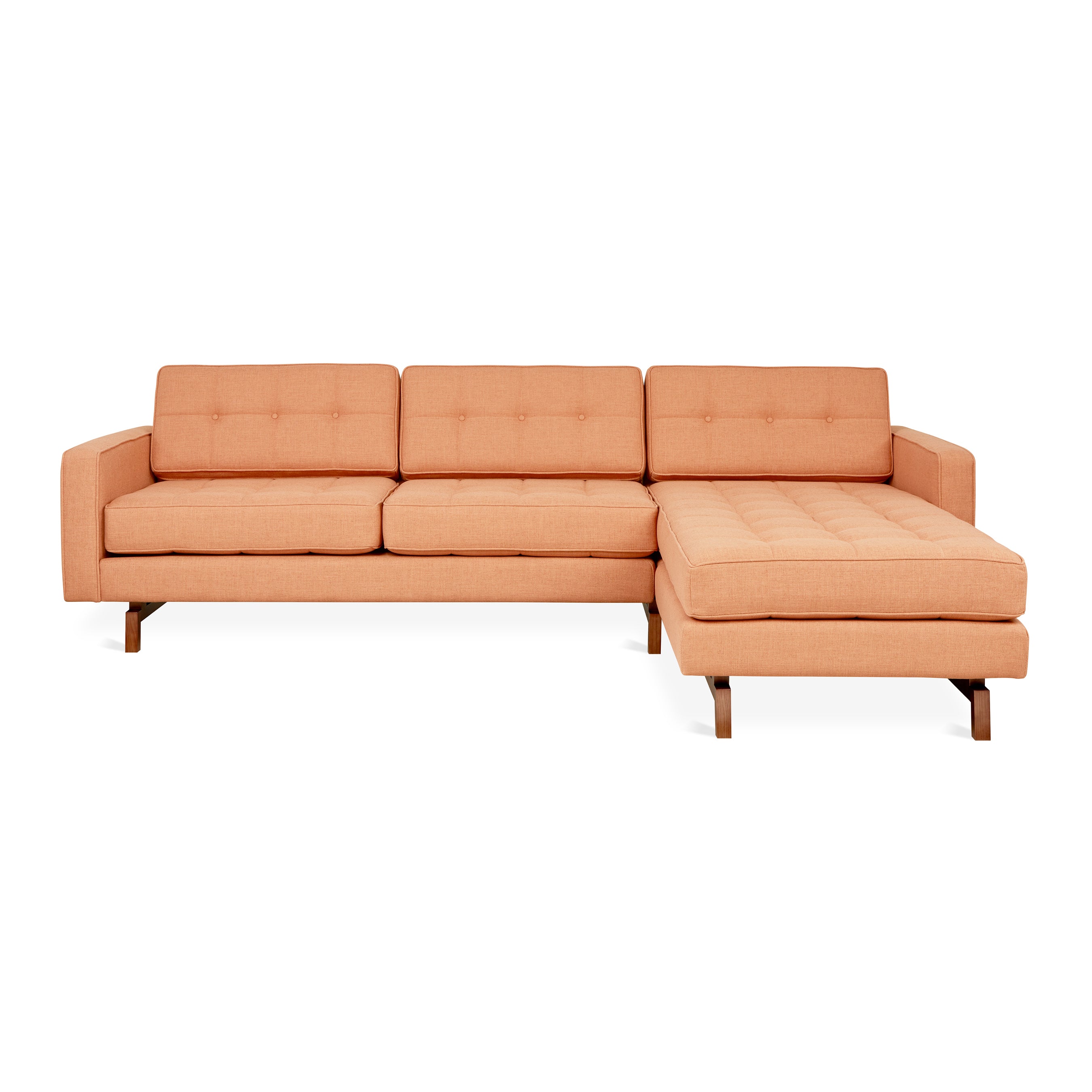 Jane 2 Bi-Sectional Walnut Finish