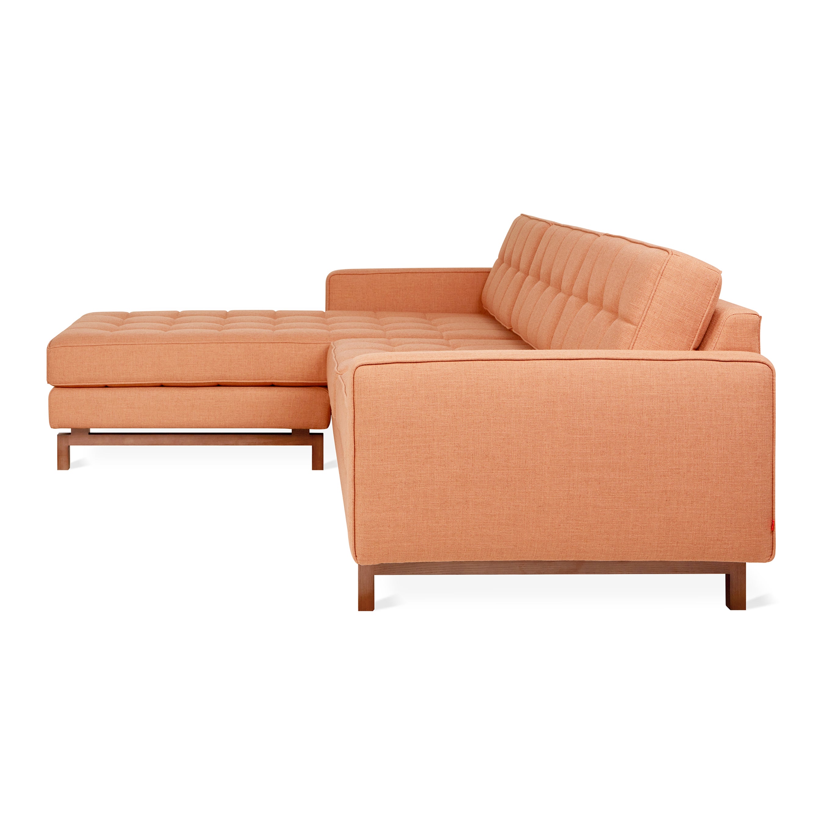 Jane 2 Bi-Sectional Walnut Finish