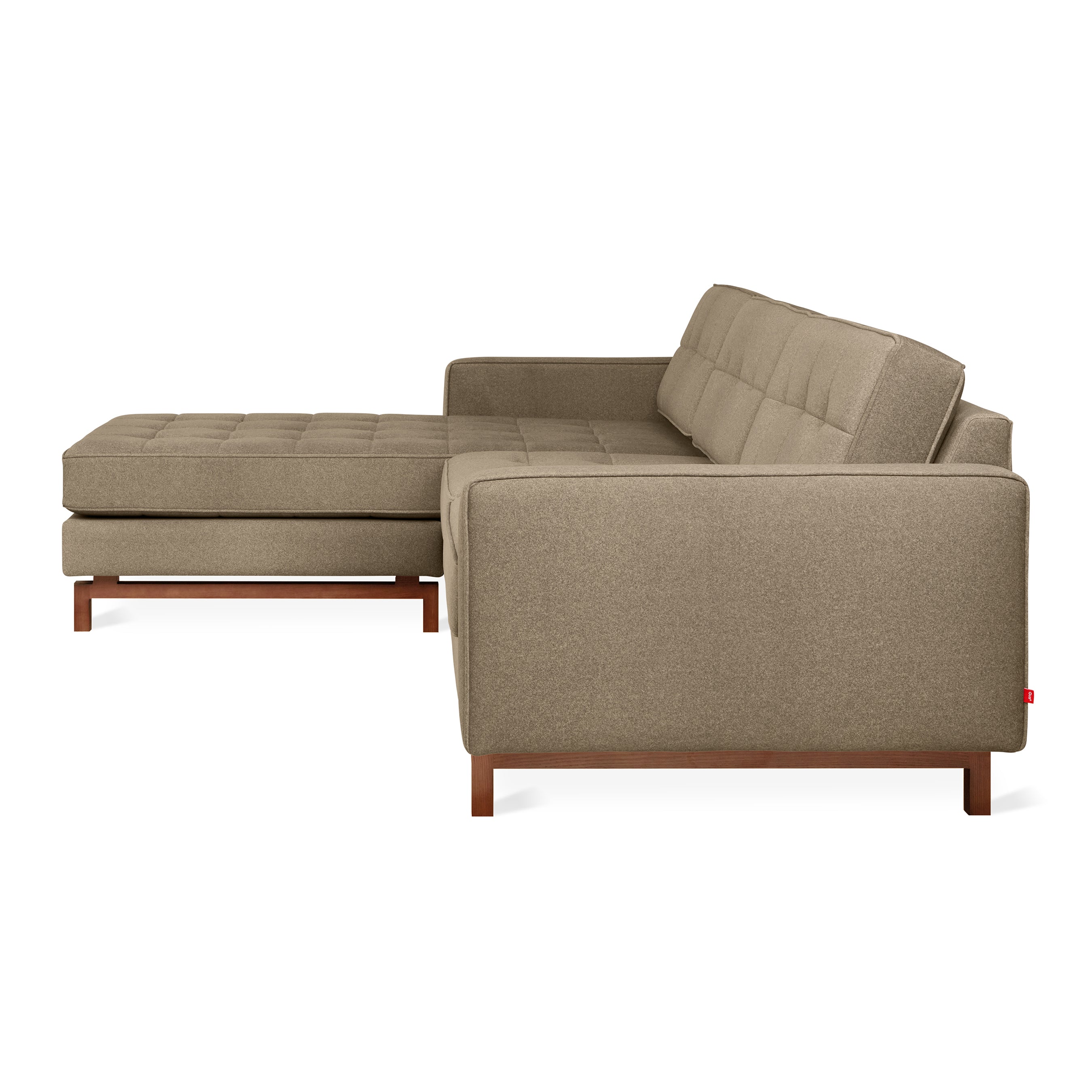 Jane 2 Bi-Sectional Walnut Finish