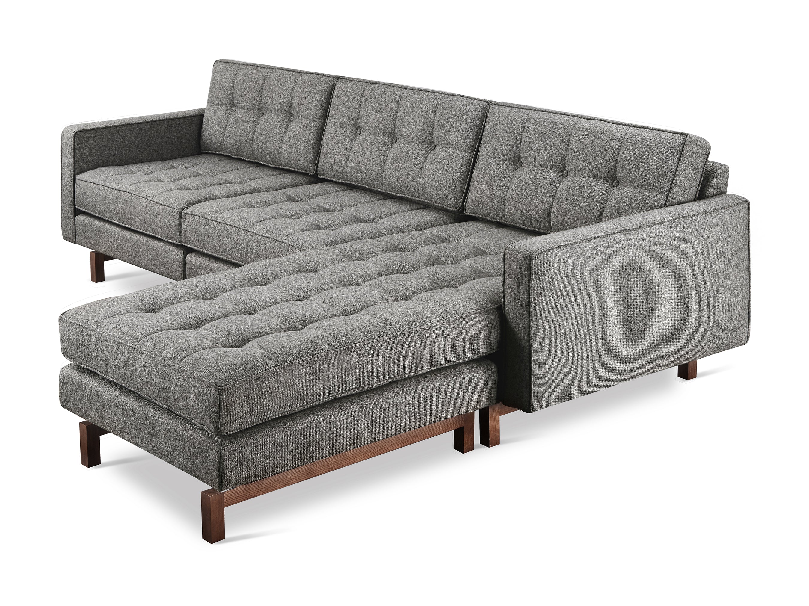 Jane 2 Bi-Sectional Walnut Finish