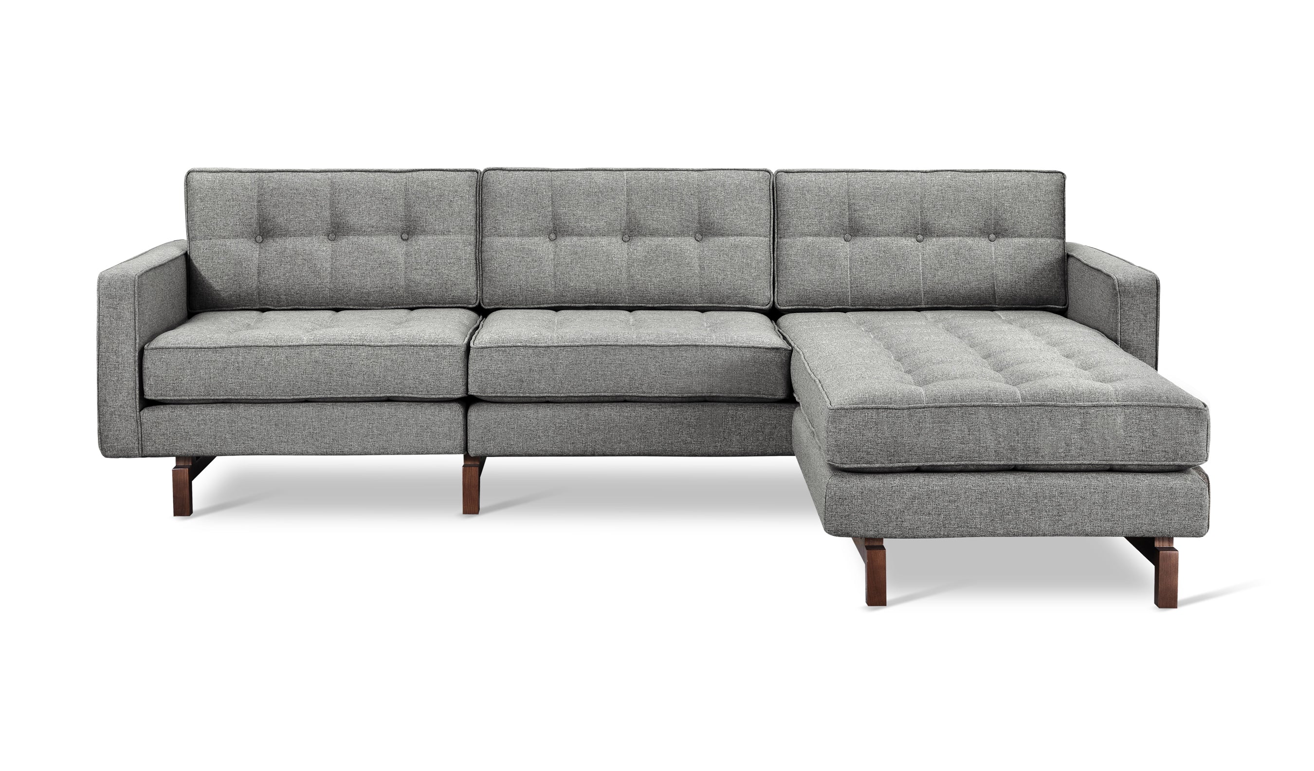 Jane 2 Bi-Sectional Walnut Finish