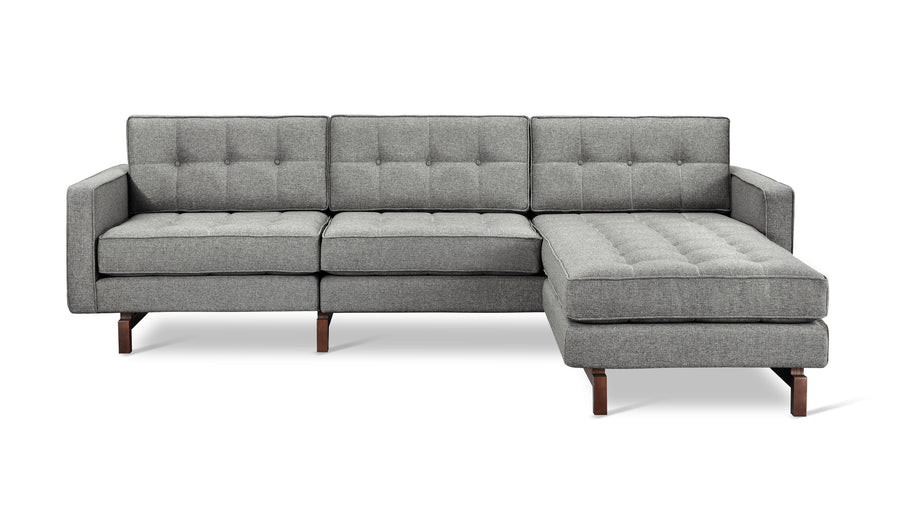 Jane 2 Bi-Sectional Walnut Finish
