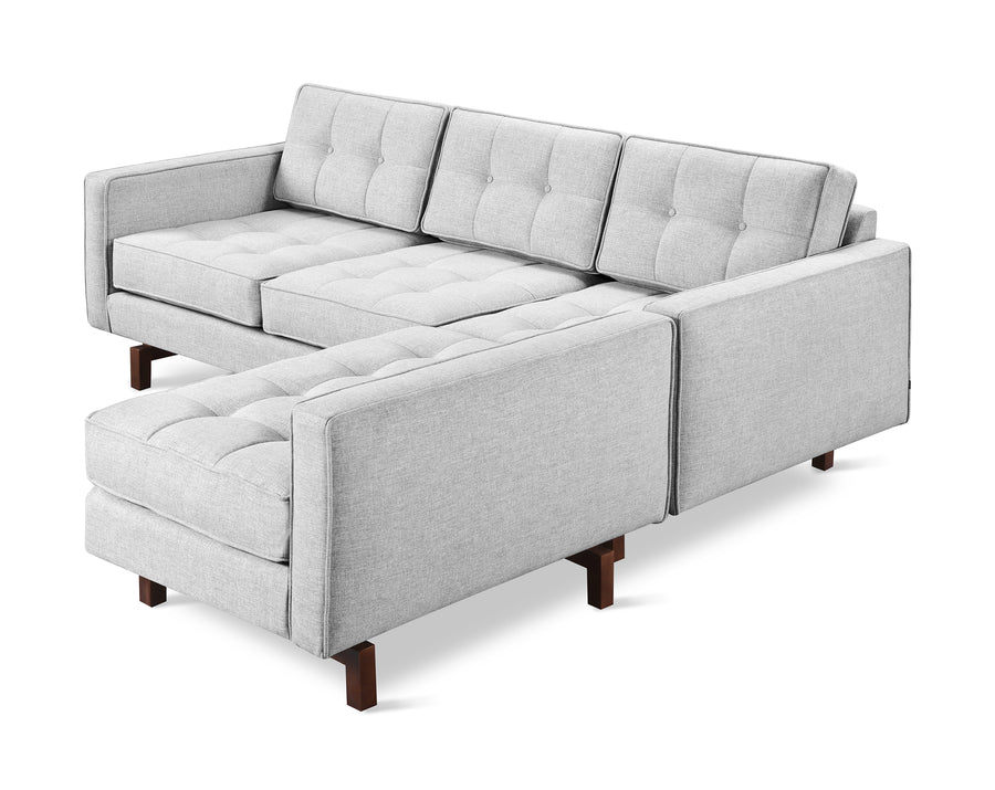Jane 2  LOFT Bi-Sectional Walnut Finish Base