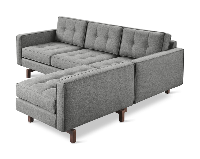 Jane 2  LOFT Bi-Sectional Walnut Finish Base