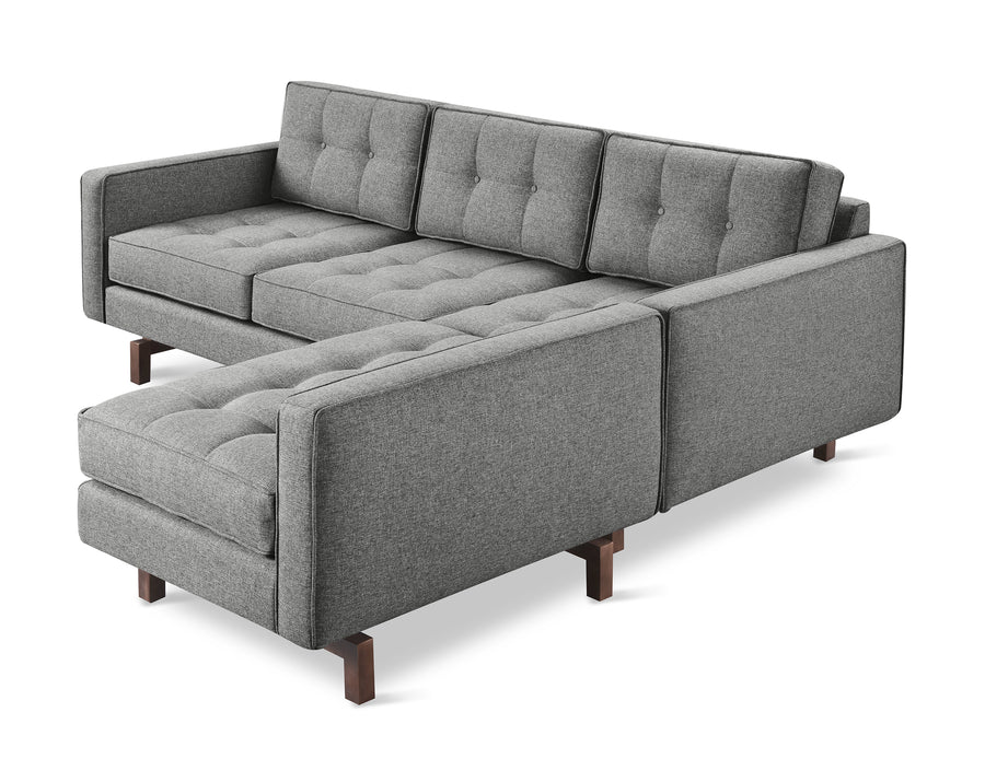 Jane 2  LOFT Bi-Sectional Walnut Finish Base