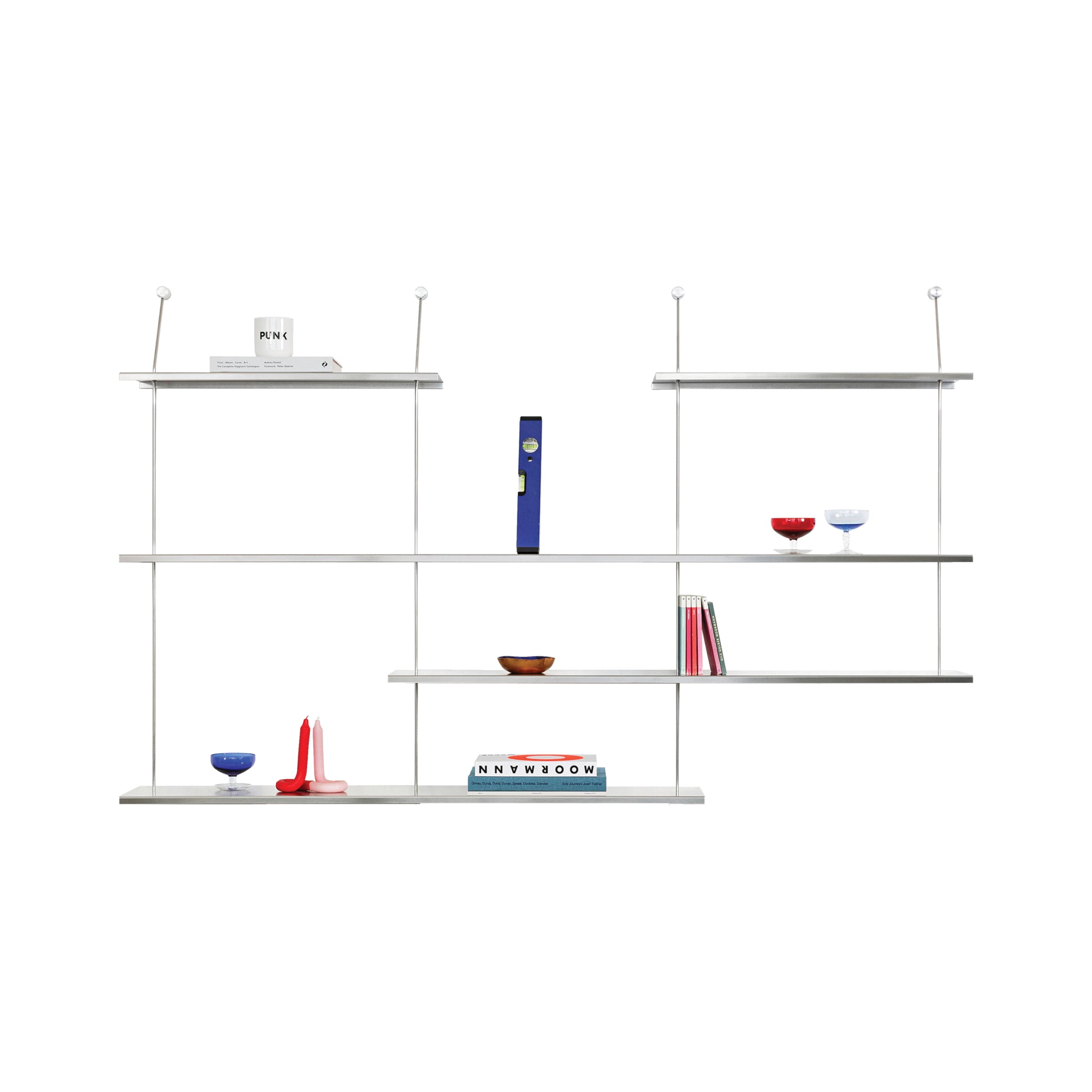 Metal shelving system