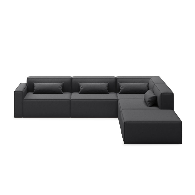 Mix Modular 5-Pc Sectional Right  Facing
