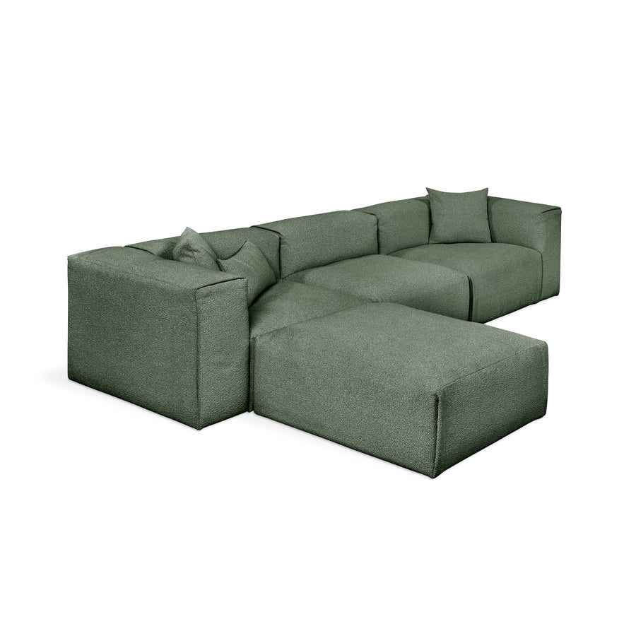 Nest Modular 4-PC Sectional Left Facing