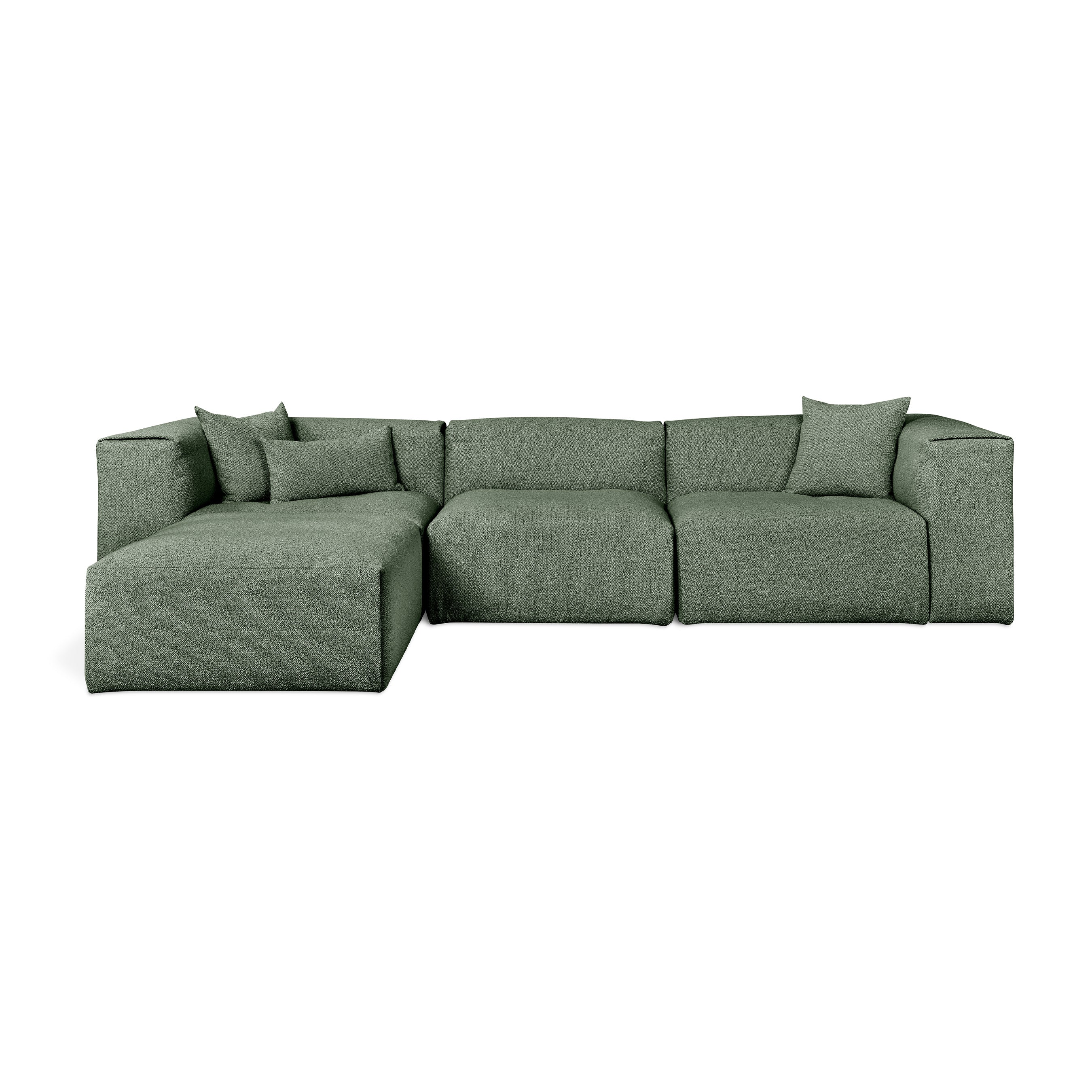 Nest Modular 4-PC Sectional Left Facing