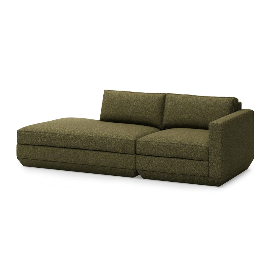 Podium 2 PC Left Lounge Sofa