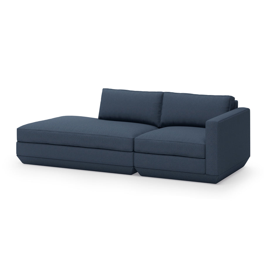 Podium 2 PC Left Lounge Sofa