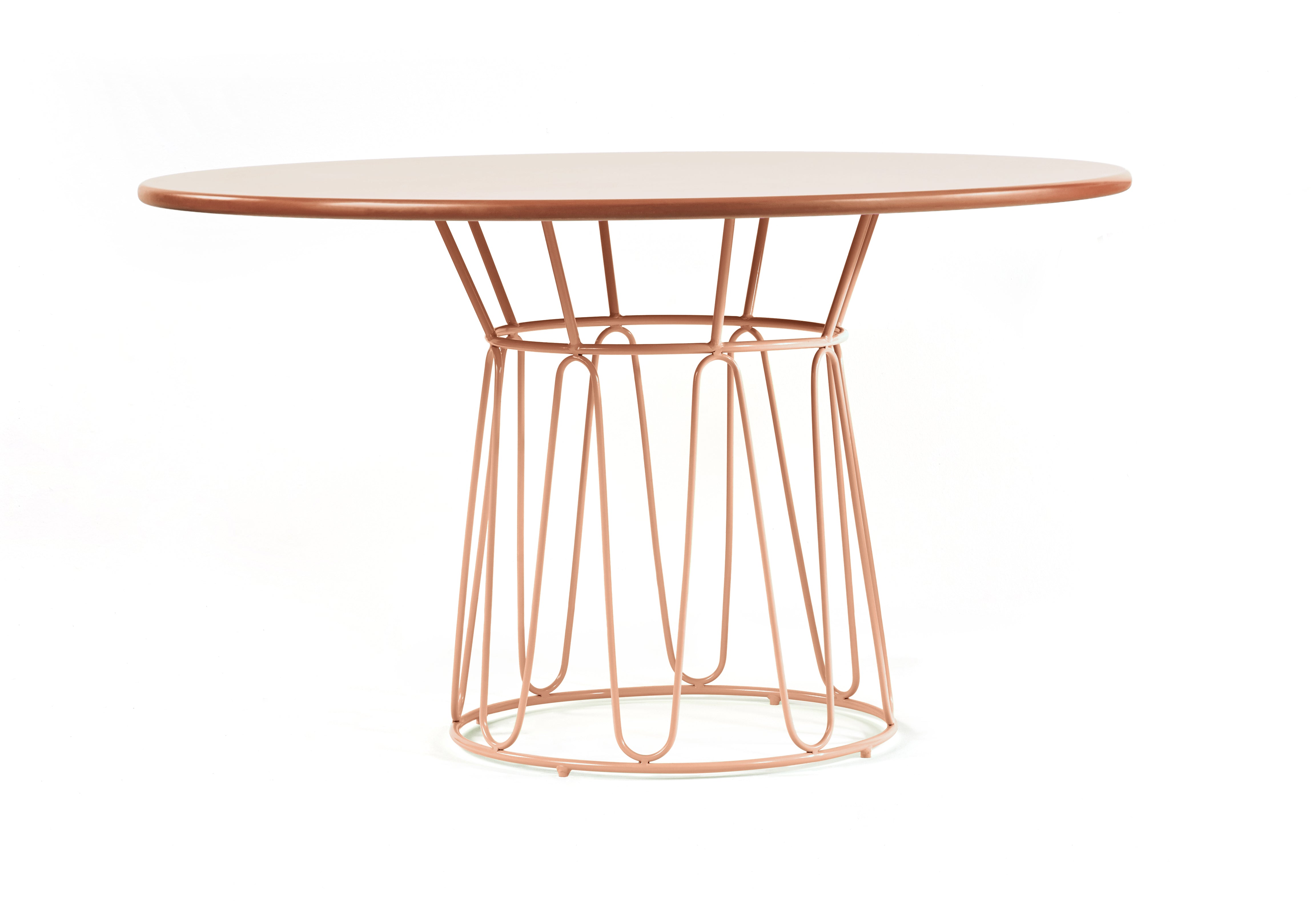 Ames Circo Leather Dining Table