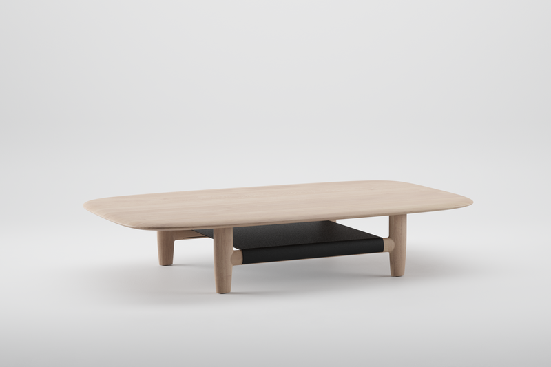 NILA leather coffee table