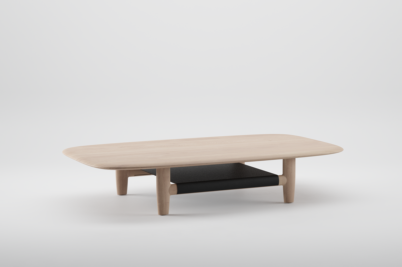 NILA leather coffee table