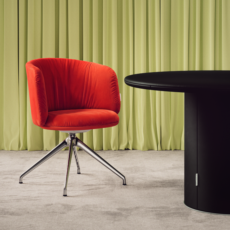 LINDE Soft chair - swivel base