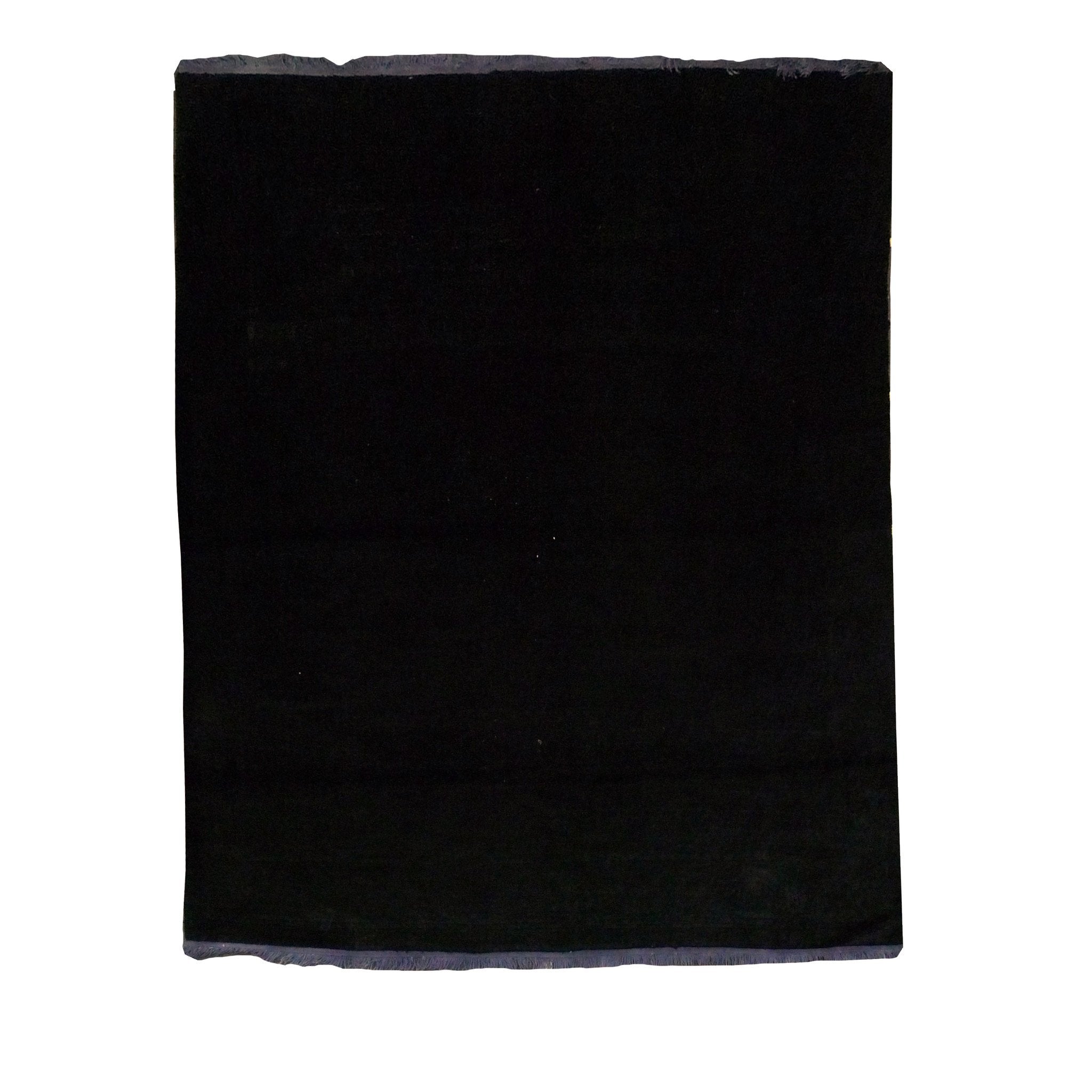 Color Carpet #403 by Kiskan, a large rectangular piece on sale, absorbs almost all visible light like Vantablack and evokes handmade Persian carpets re-imagined with such deep, dark colors that the surface appears flat and featureless.