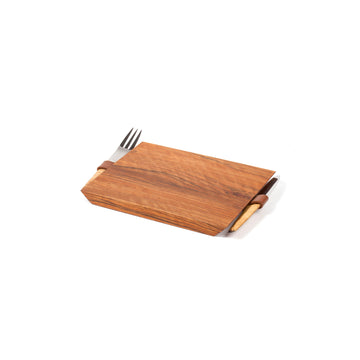 Walnut Board with Knife and Fork #4363-1