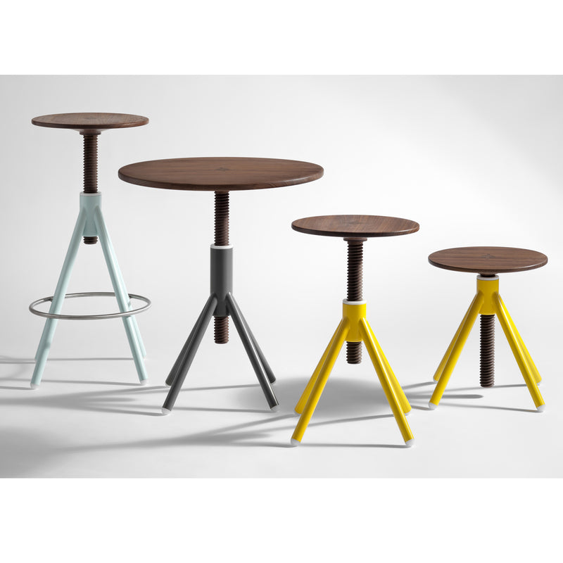 Threaded Stool Base Coordination Berlin Thread Family Bistro Table | Stillfried Design