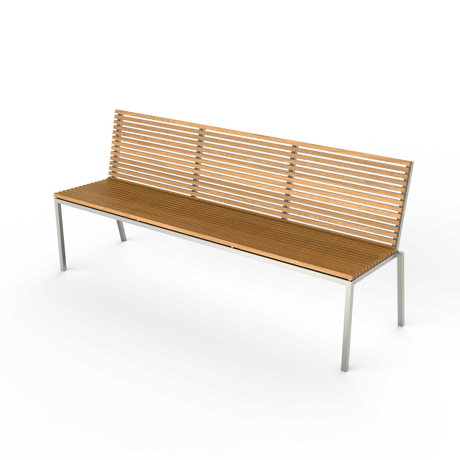 Home Bench with Backrest